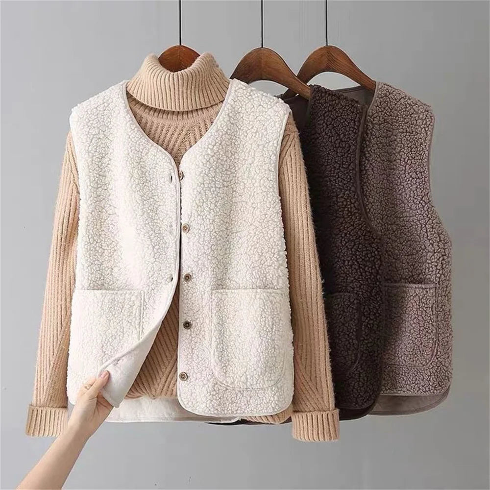 Cozy Women's Knit Cardigan, Warm And Classic Style - Lusomart
