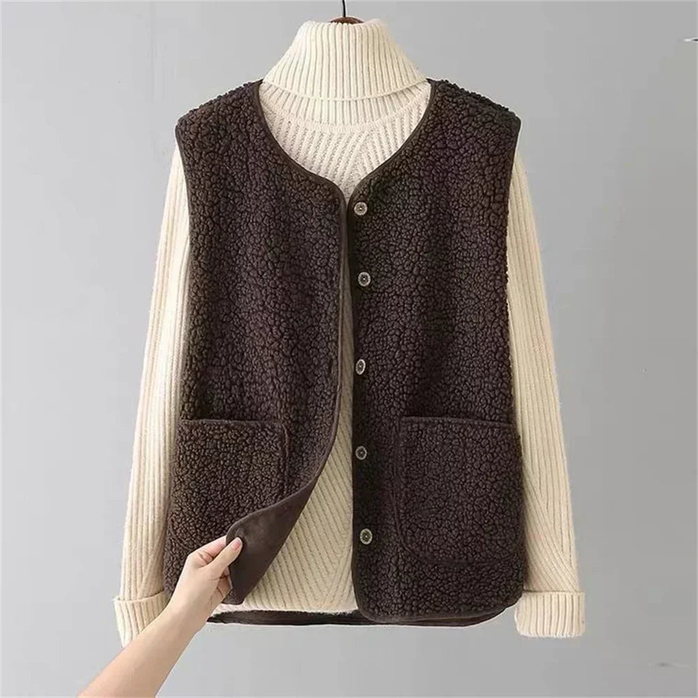 Cozy Women's Knit Cardigan, Warm And Classic Style