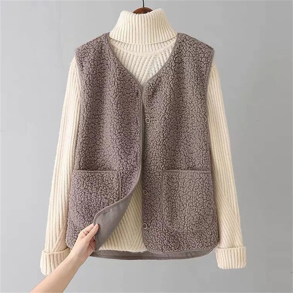 Cozy Women's Knit Cardigan, Warm And Classic Style