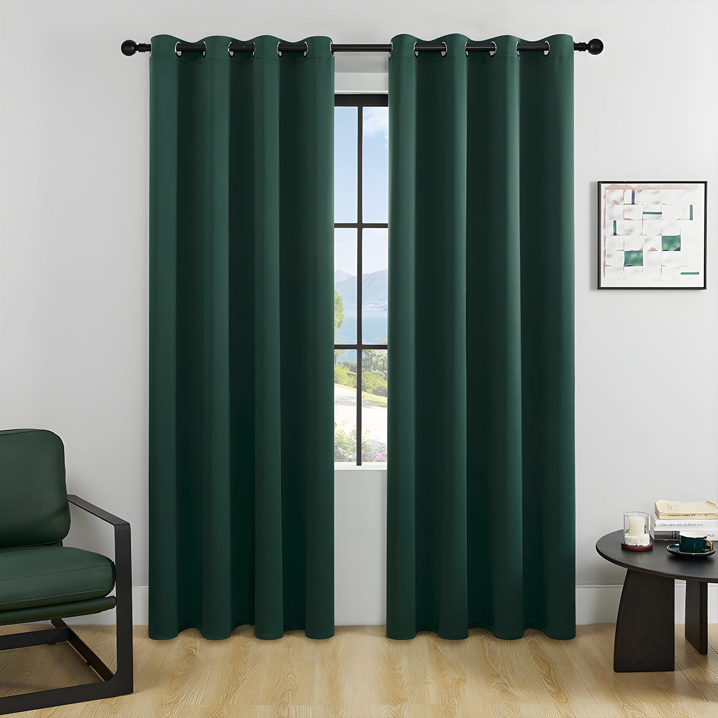 Blackout Curtain in Plain Solid Color Fabric