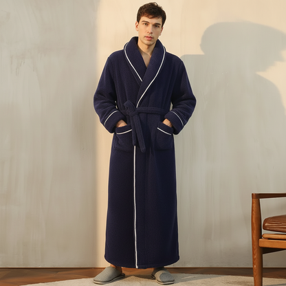 Cozy Plush Long Sleeve Bath Robe