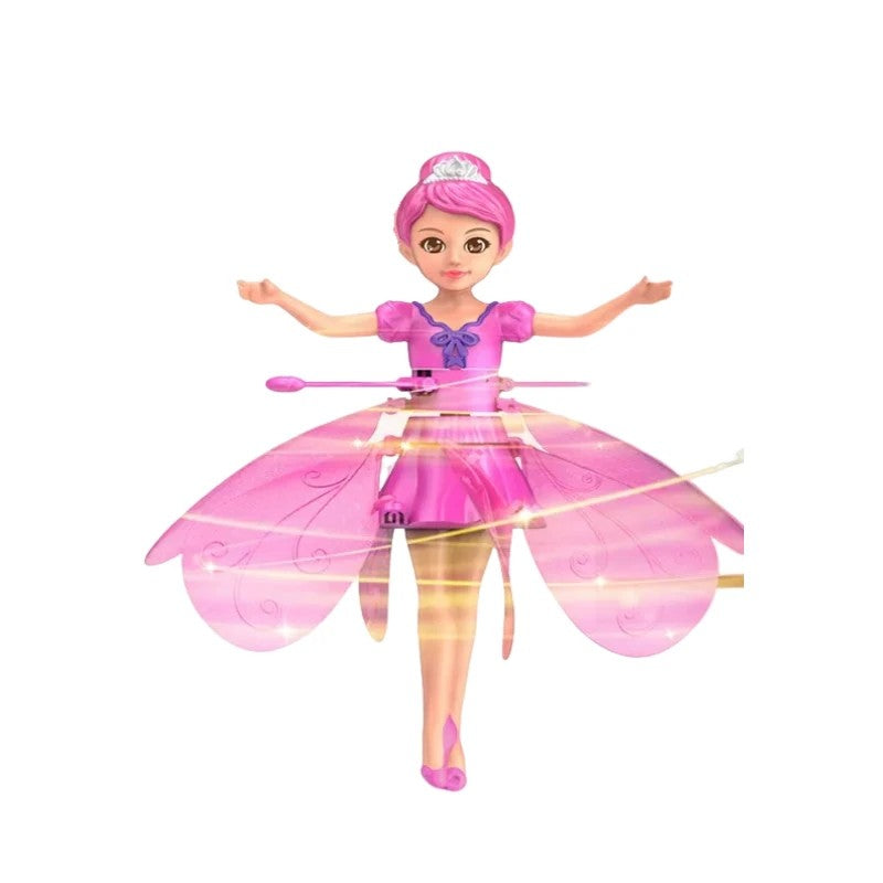FLYING DOLL WITH LIGHT - DANCE SIMULATION & GESTURE CONTROL - MAGICAL FLYING TOY FOR KIDS 3