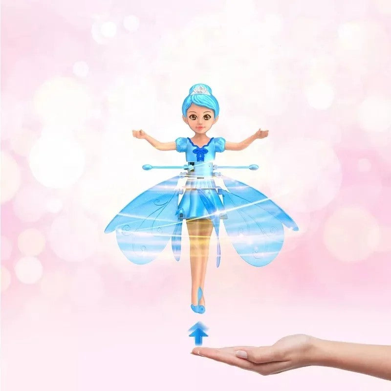 FLYING DOLL WITH LIGHT - DANCE SIMULATION & GESTURE CONTROL - MAGICAL FLYING TOY FOR KIDS 8