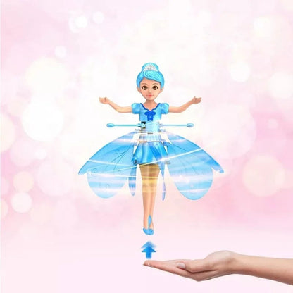 FLYING DOLL WITH LIGHT - DANCE SIMULATION & GESTURE CONTROL - MAGICAL FLYING TOY FOR KIDS 8