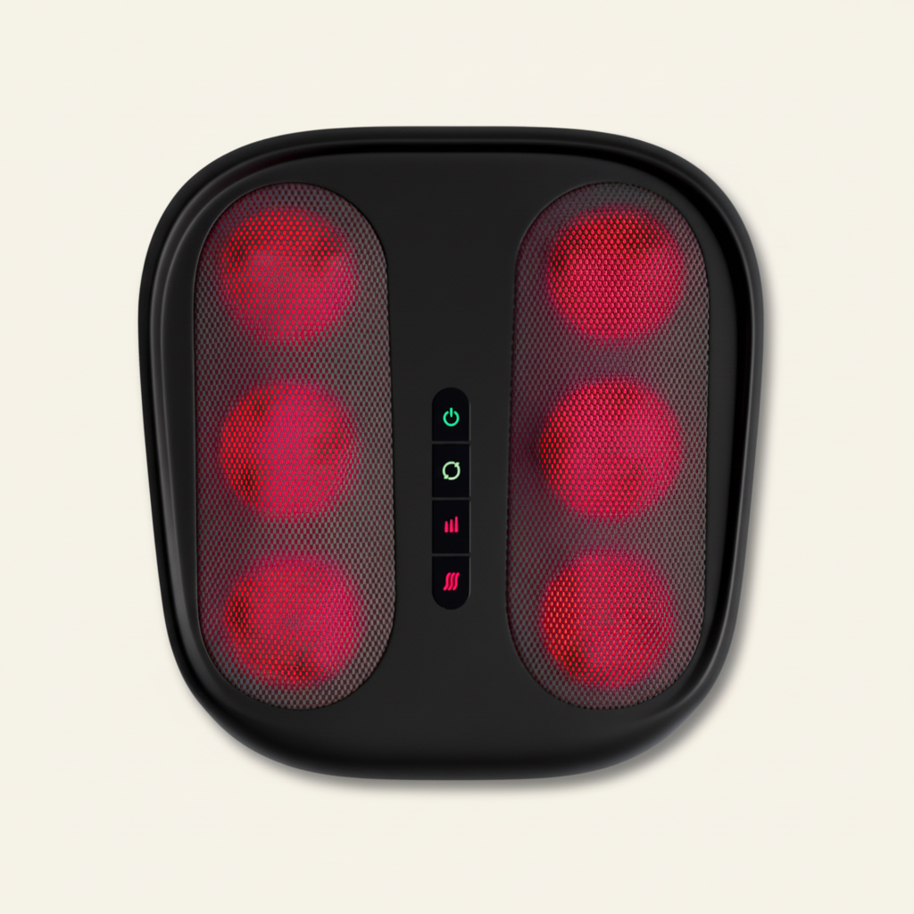 Heated Electric Foot Massager for Pain Relief - Lusomart