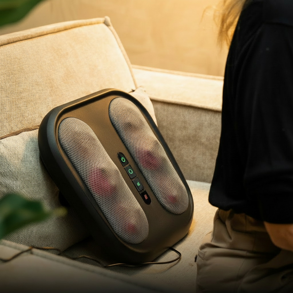 Heated Electric Foot Massager for Pain Relief