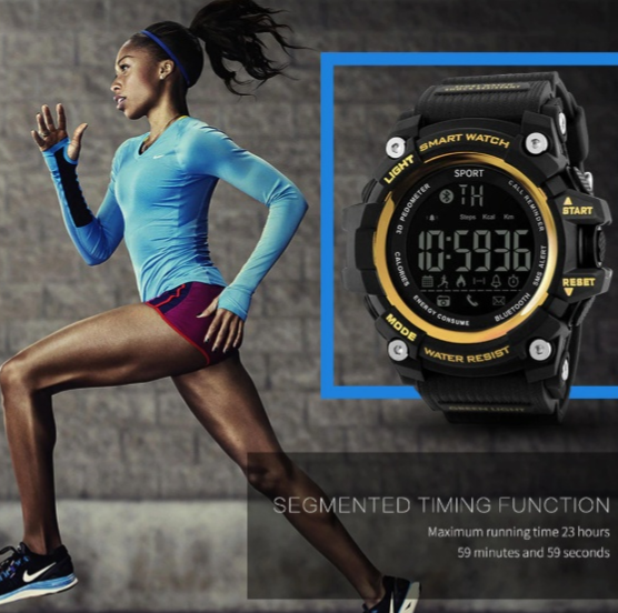 Sporty GPS Fitness Tracker Smartwatch