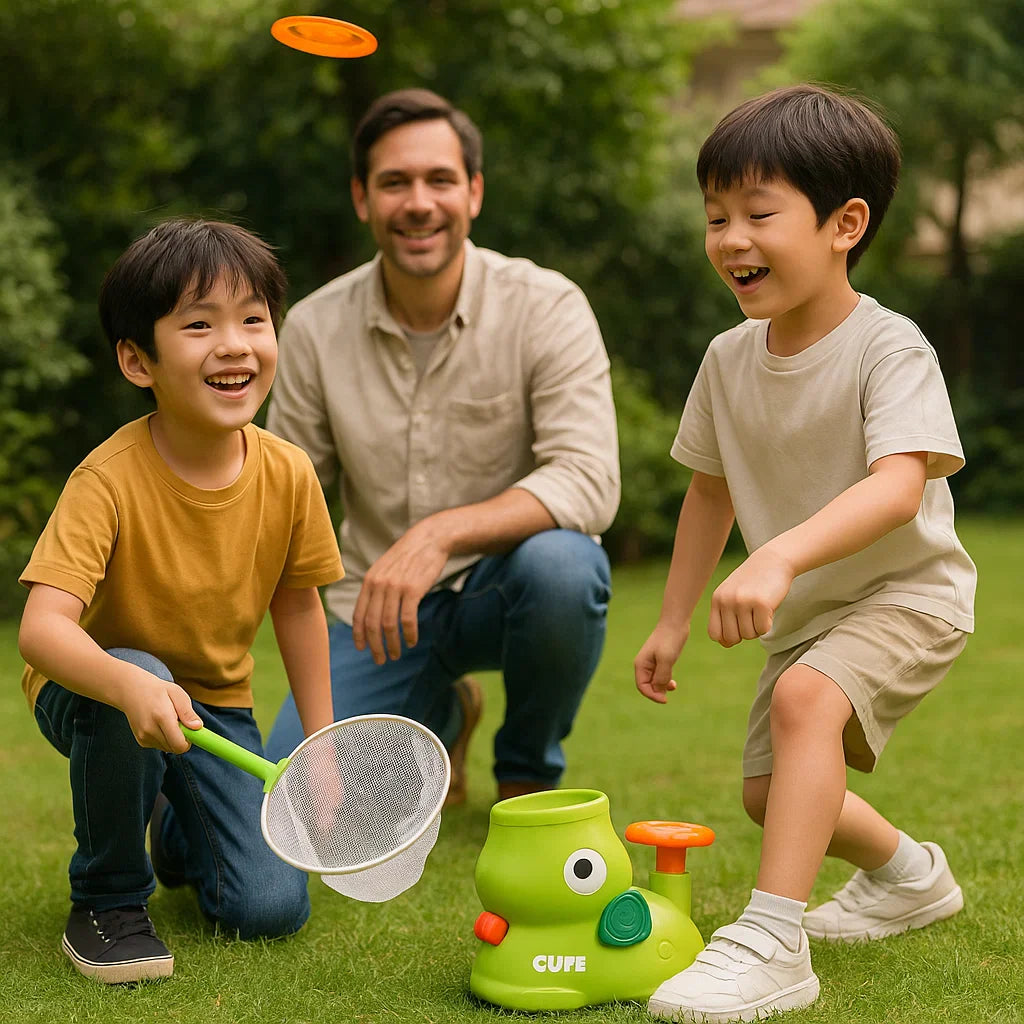 Fun Outdoor Flying Disc Catching Game Set