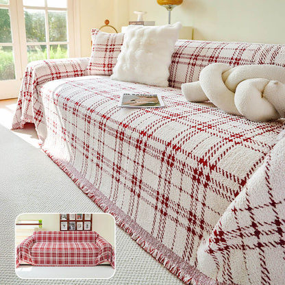 Soft Fleece Reversible Pet Proof Sofa Cover Throw
