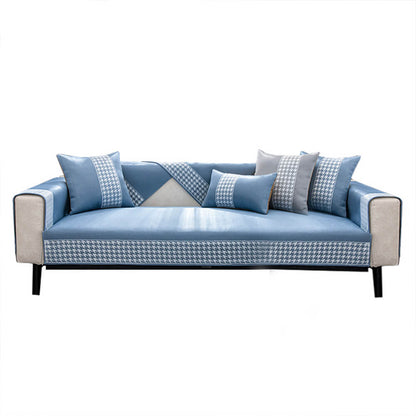 Fresh Gray Patterned Sofa Slipcover