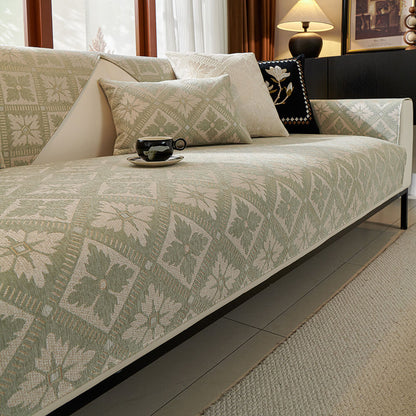 Luxury Plush Fleece Sofa Slipcover All Season - Lusomart