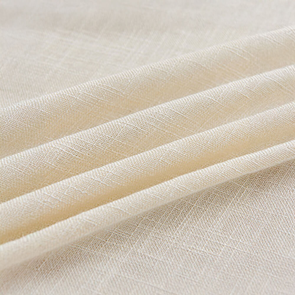 Simple Natural Fiber Fringed Sofa Slipcover Large Size
