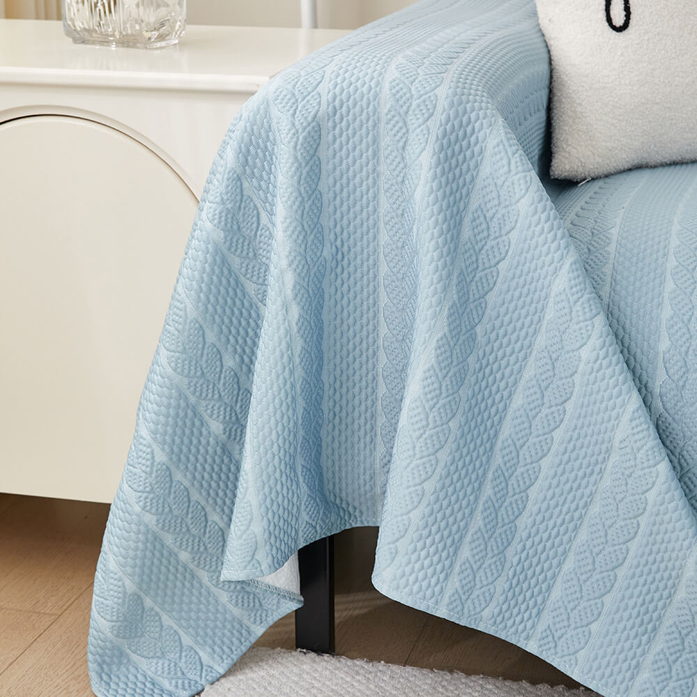Breathable Natural Fabric Sofa Slipcover with Cooling Effect