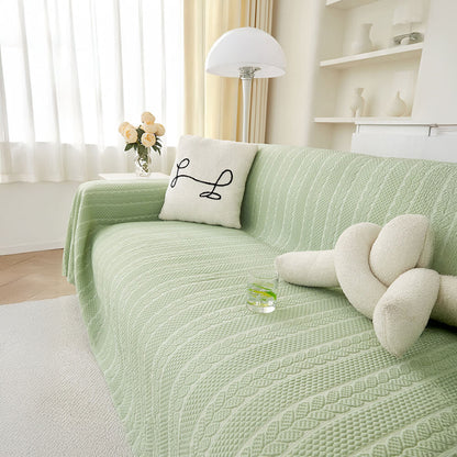 Breathable Natural Fabric Sofa Slipcover with Cooling Effect