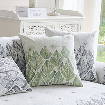 Soft Floral Pattern Sofa Slipcover