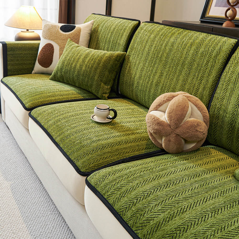 Soft Plush Sofa Slipcover Full Furniture Protector