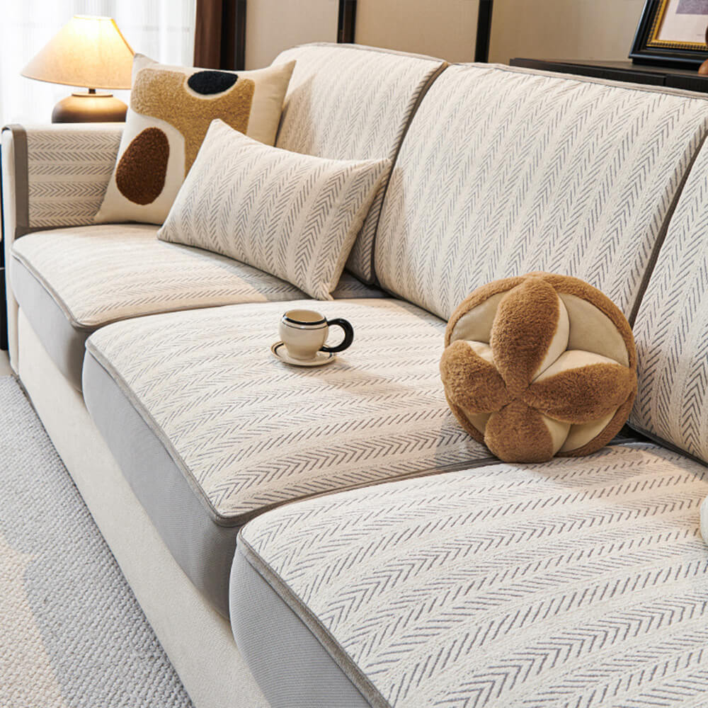 Soft Plush Sofa Slipcover Full Furniture Protector