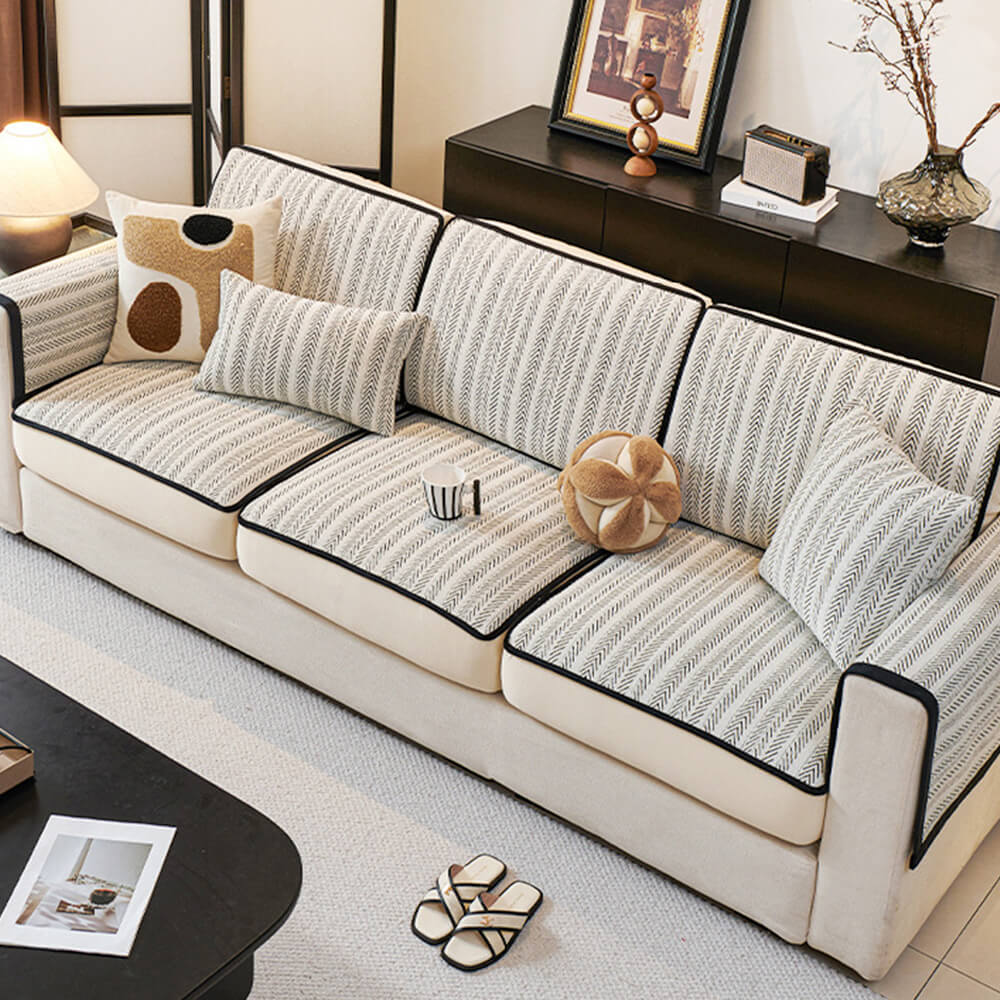 Soft Plush Sofa Slipcover Full Furniture Protector