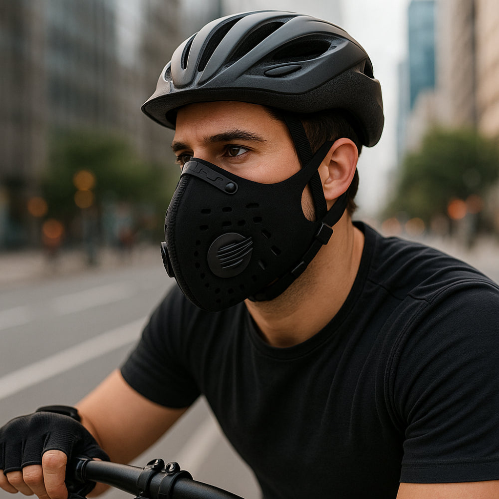 Breathable Face Mask with Adjustable Air Filter - Lusomart