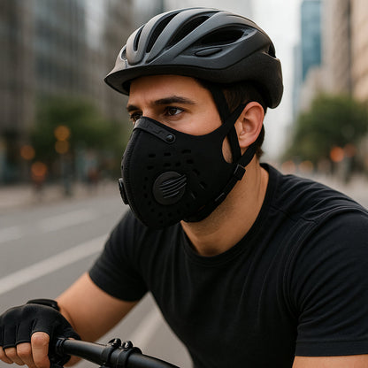 Breathable Face Mask with Adjustable Air Filter - Lusomart