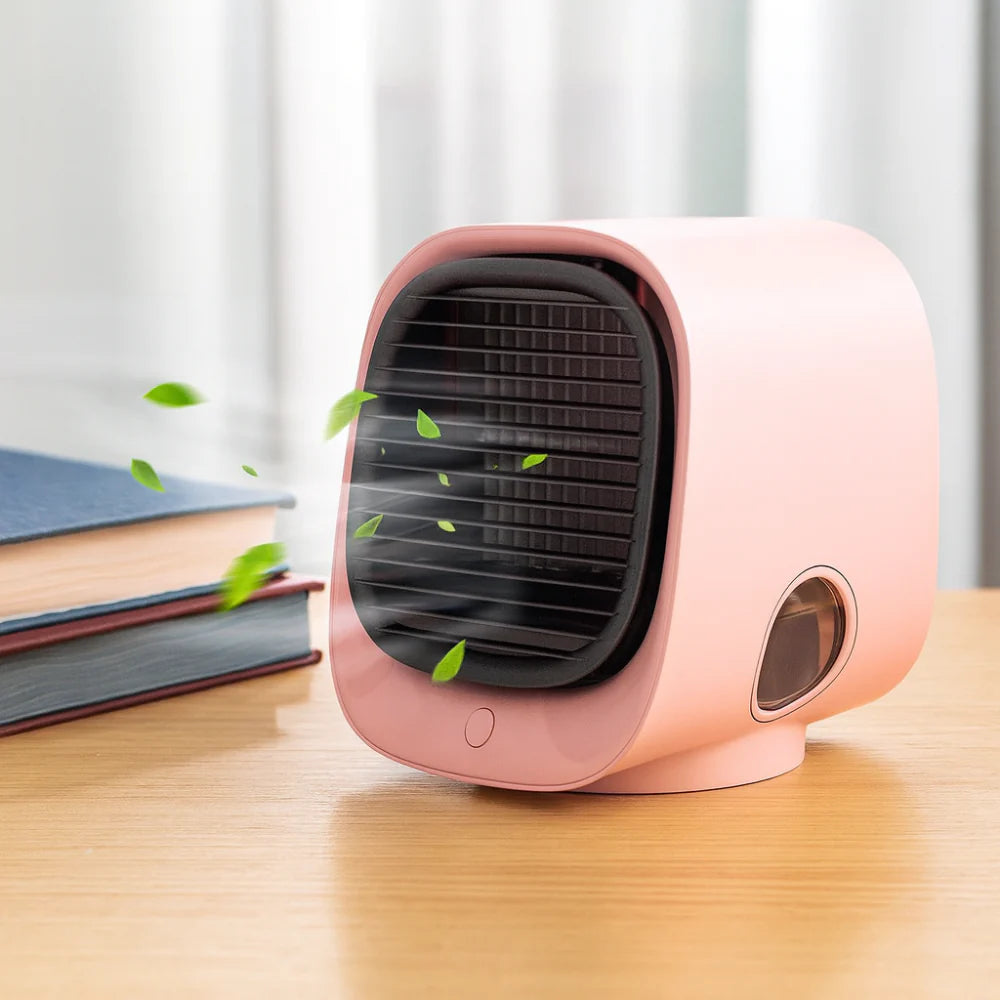 Portable Mini USB Air Cooler Humidifier Fan