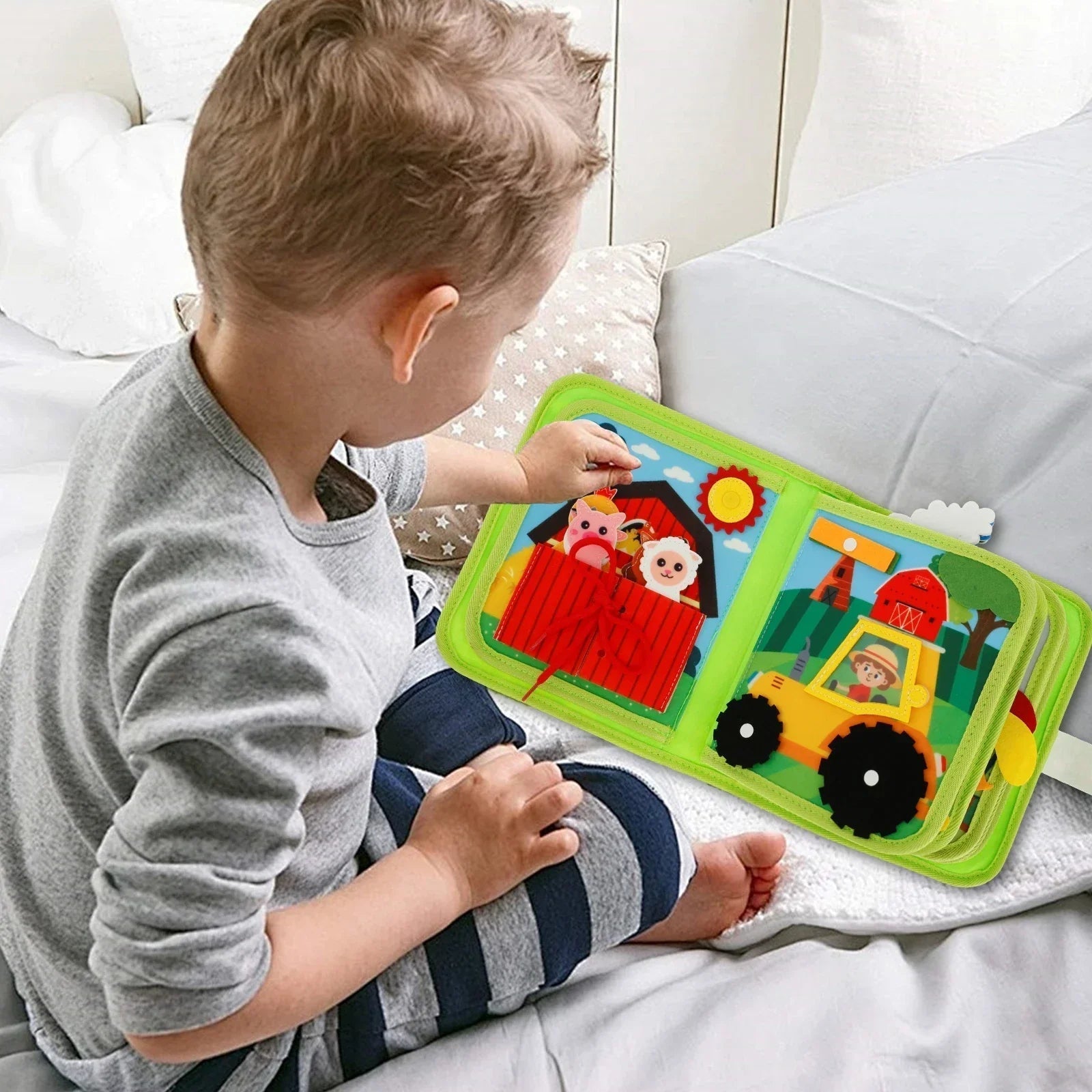 Fun Farm Animal Learning Book for Kids - Lusomart