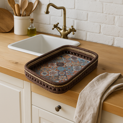 Rustic Natural Woven Storage Basket
