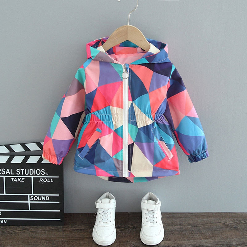 Fashionable Butterfly Raincoat for Girls - ButterflySplash 2
