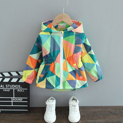 Fashionable Butterfly Raincoat for Girls - ButterflySplash 3