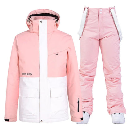 Warm Waterproof Ski Snowsuit for Men and Women