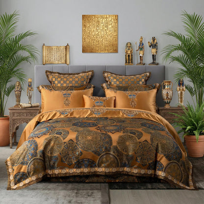 Luxurious Feline Patterned Soft Cotton Bedding Sets