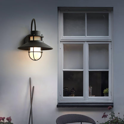 Rustic Exterior LED Wall Light