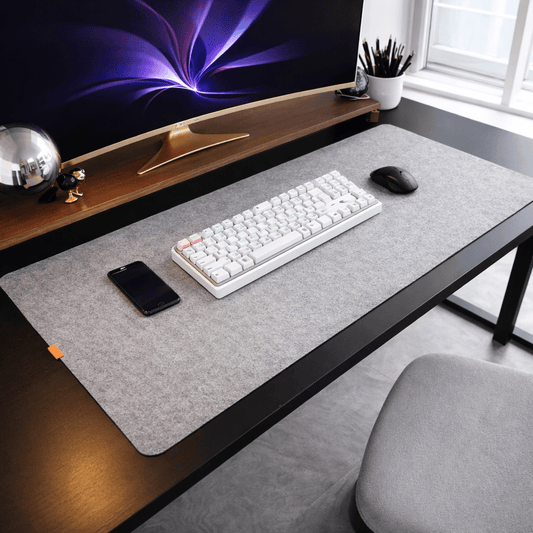 Plush Wool Office Desk Pad for Added Comfort - Lusomart