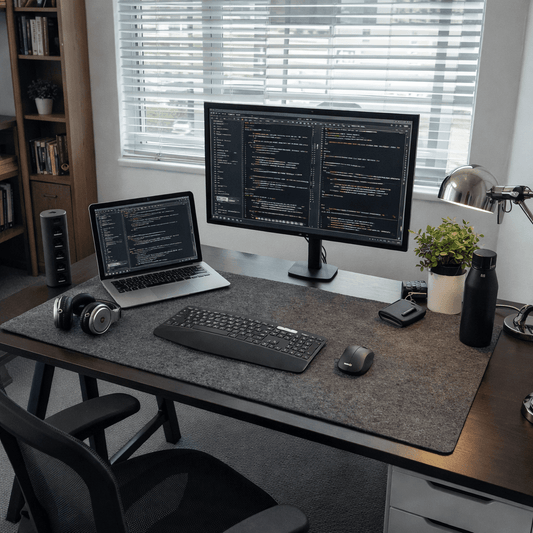 Premium Felt Desk Pad for Comfort and Durability - Lusomart