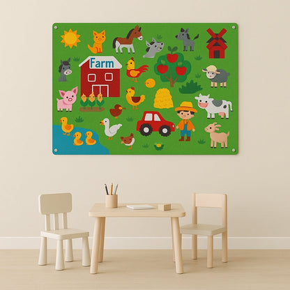 Interactive Storytelling Felt Playset for Children - Lusomart