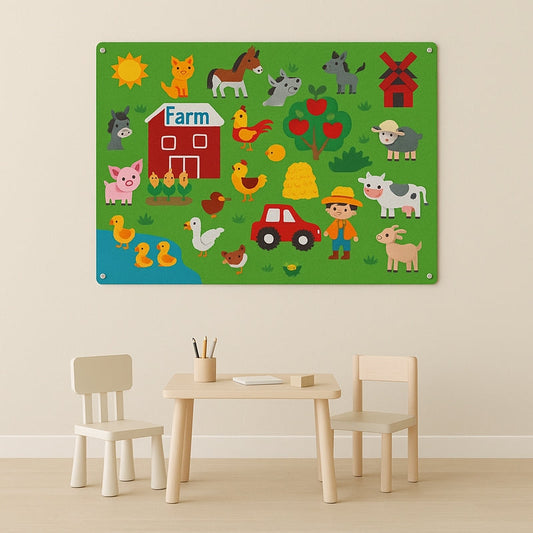 Interactive Storytelling Felt Playset for Children - Lusomart