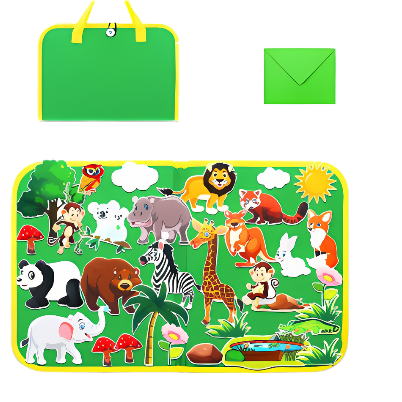 Imaginative Felt Play Story Set for Kids - Lusomart