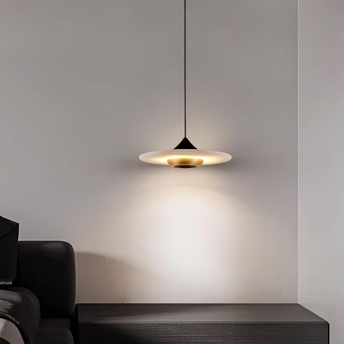 Stylish Round Glass LED Hanging Light