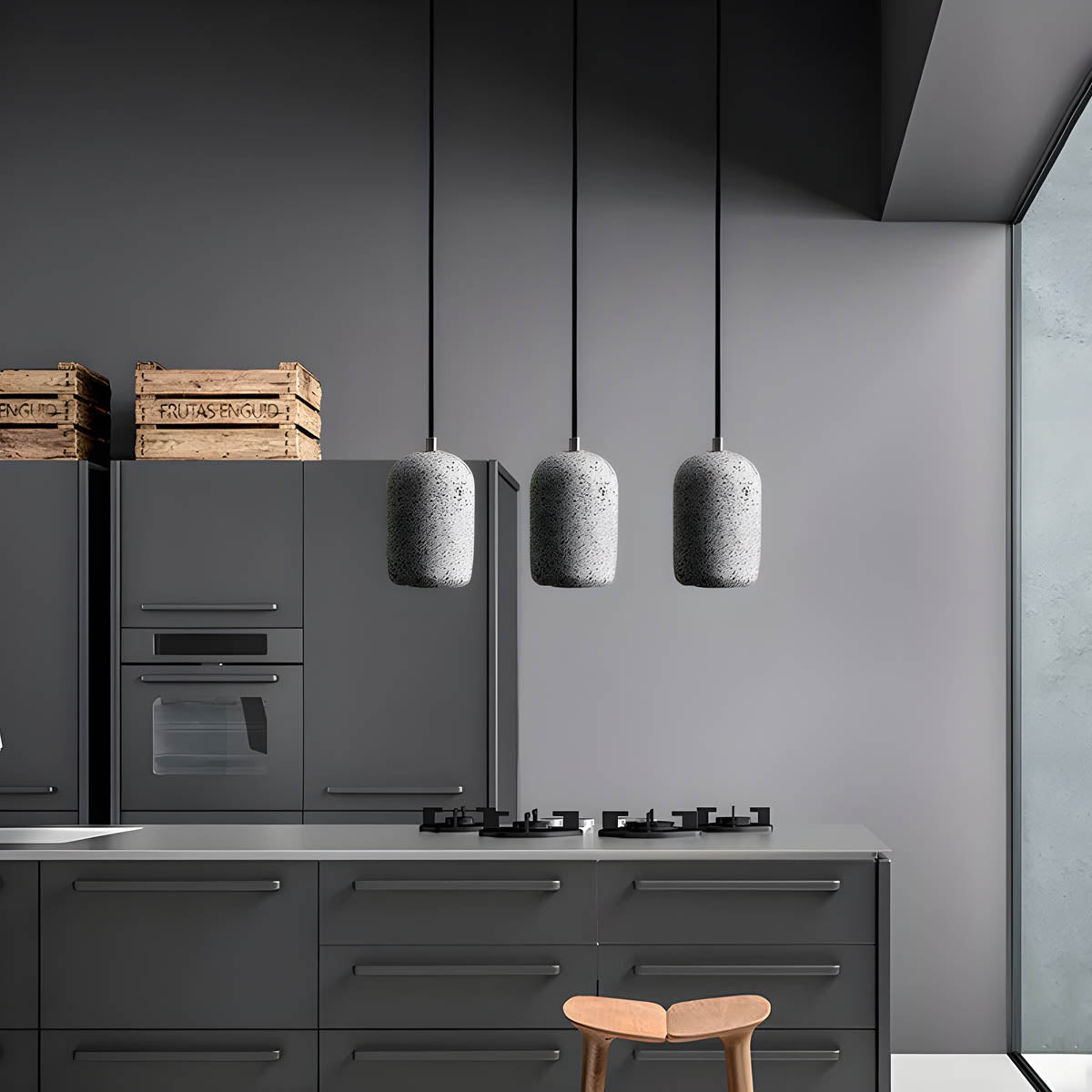 Industrial Metal LED Hanging Light