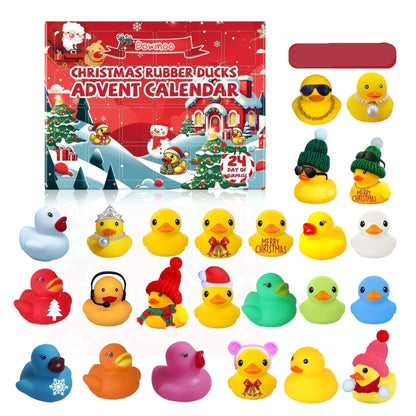 Fun Rubber Duck Countdown Calendar with 24 Toys - Lusomart