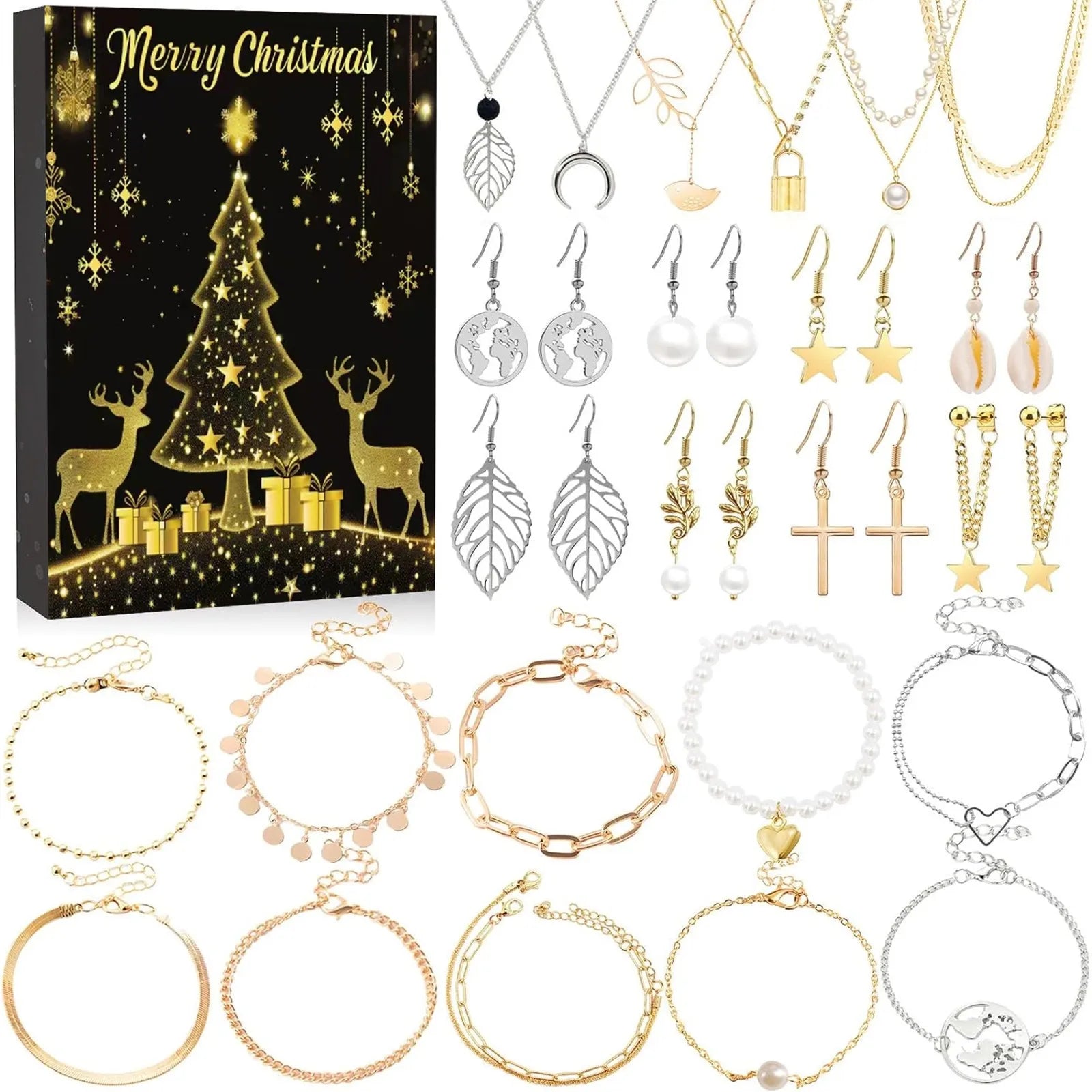 FestiviJoy | Colorful Advent Calendar with 24 Unique Holiday Accessories 2