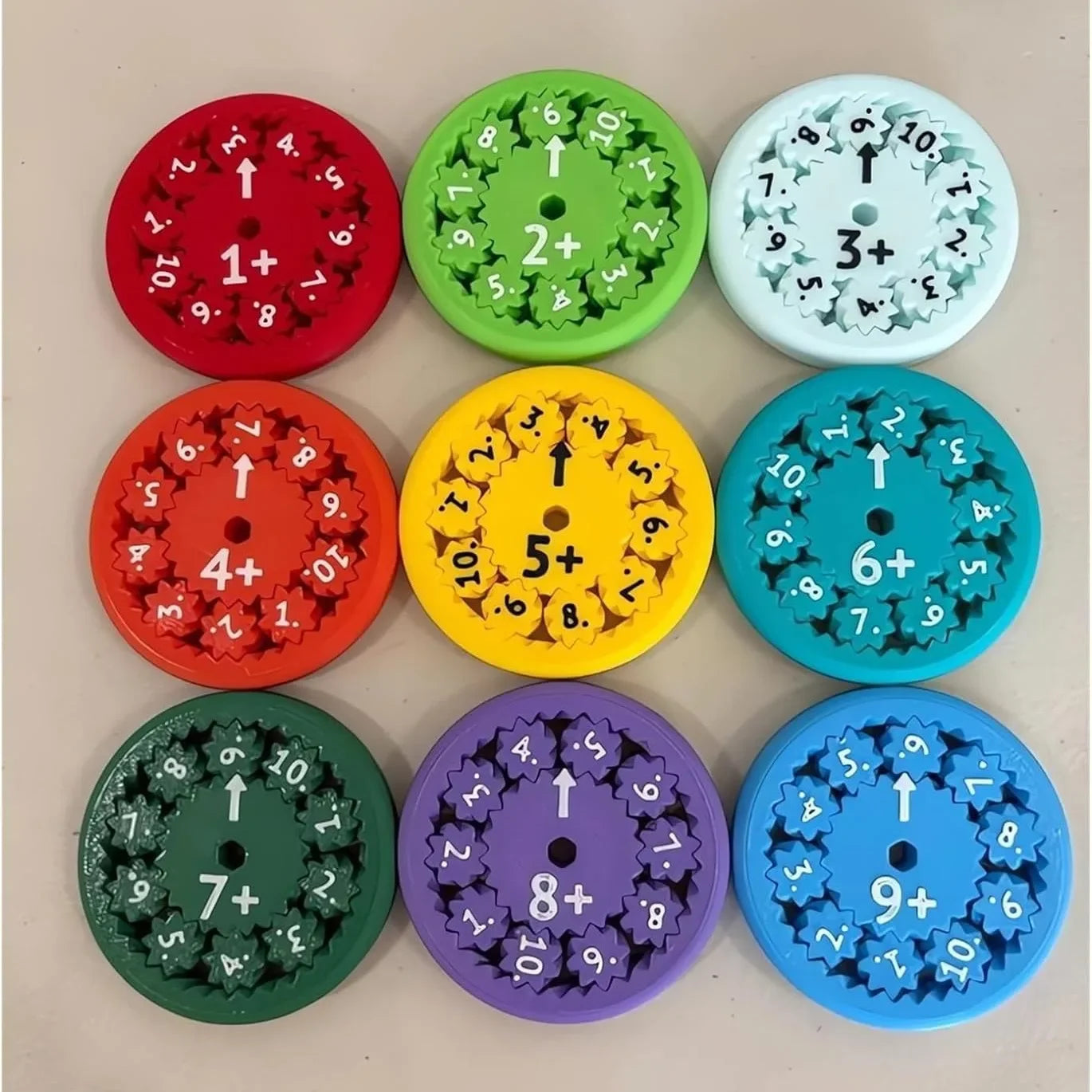 Fidget Spinner for Kids – Stress Relief and Boosts Math Skills – Compact and Kid-Friendly Design 0