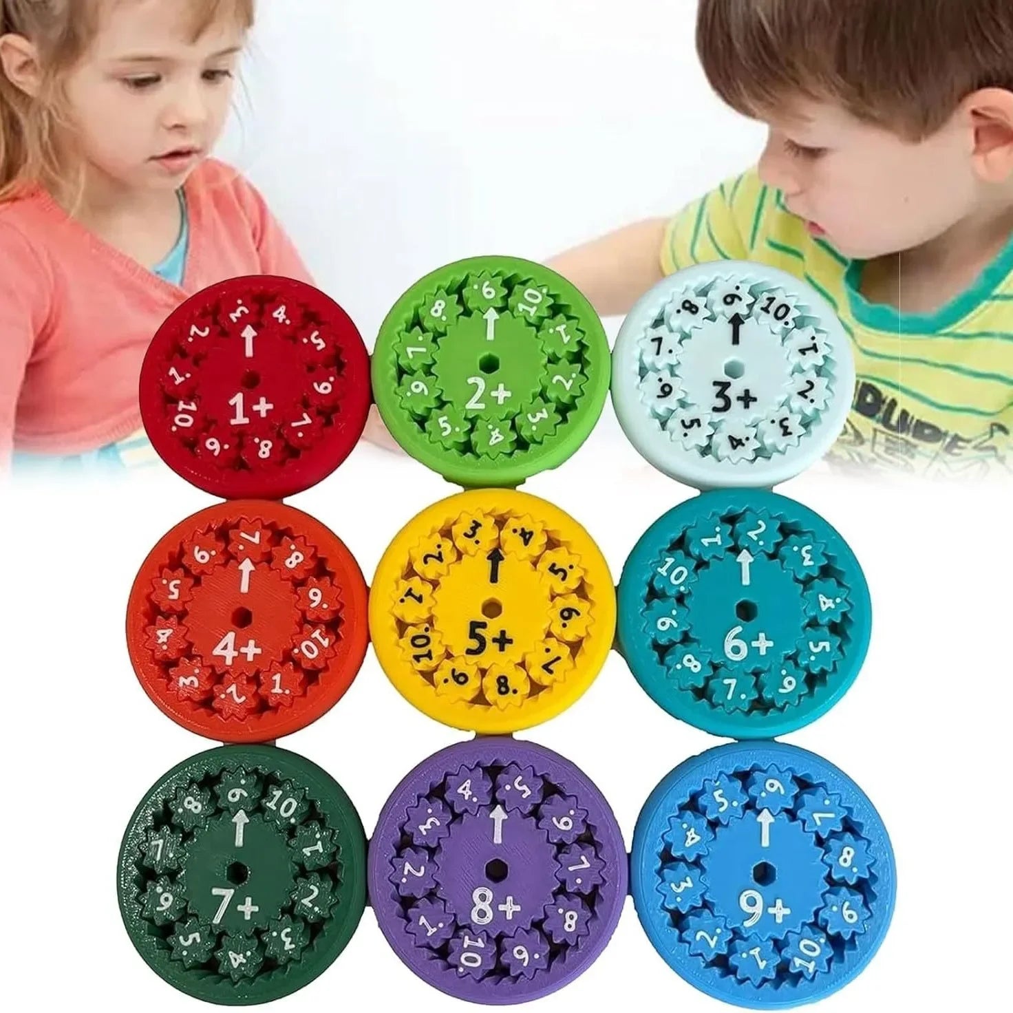 Fidget Spinner for Kids – Stress Relief and Improved Math Skills – Compact and Kid-Friendly Design 1