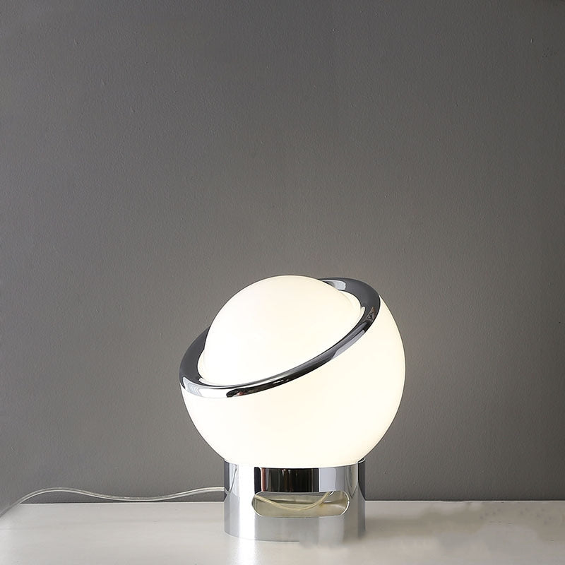 Simple Clear Globe Nightstand Lamp
