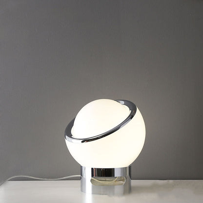 Simple Clear Globe Nightstand Lamp