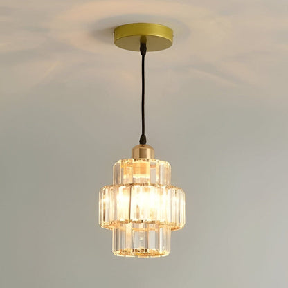 Multi Level Crystal Drop Pendant Light - Lusomart
