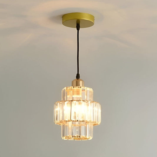 Multi Level Crystal Drop Pendant Light - Lusomart