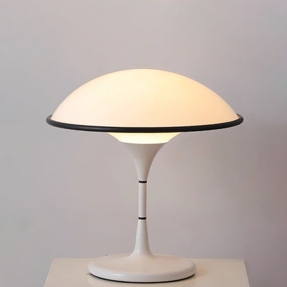 Stylish Round Nightstand Table Lamp