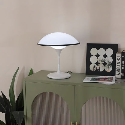 Stylish Round Nightstand Table Lamp