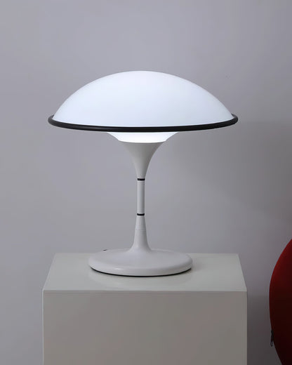 Stylish Round Nightstand Table Lamp